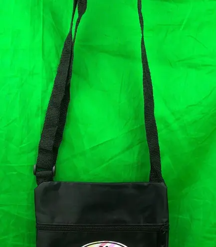 Handmade I Love Cannabis & Coffee Black Crossbody Purse