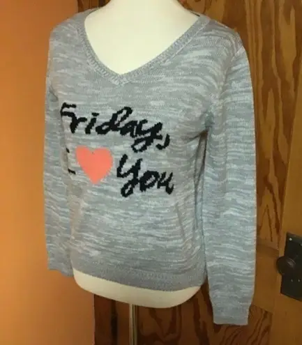 Ultra Flirt Fridays weekend love sweater