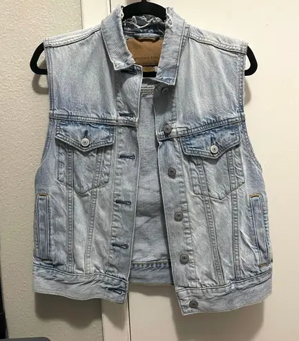 American Eagle Denim Vest