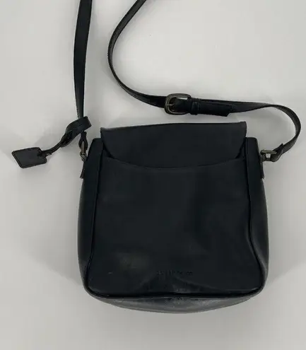 Liz Claiborne Womens  Black Faux Leather Shoulder Bag Vintage 90's Strap Y2K