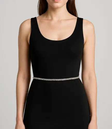 Crystal Rhinestone Coral Satin Maid of Honor Belt Pink