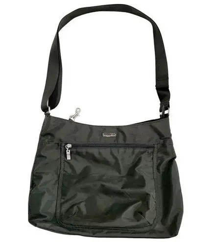 Baggallini Charcoal Gray Pocket Hobo Bag