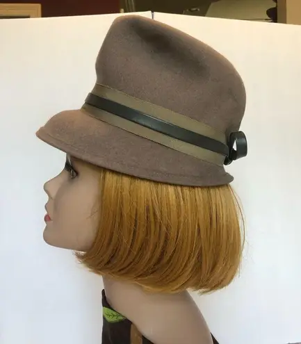 Roebuck & Co. VTG Mocha Bucket Style Hat by Sears Fashion Millinery Sears USA