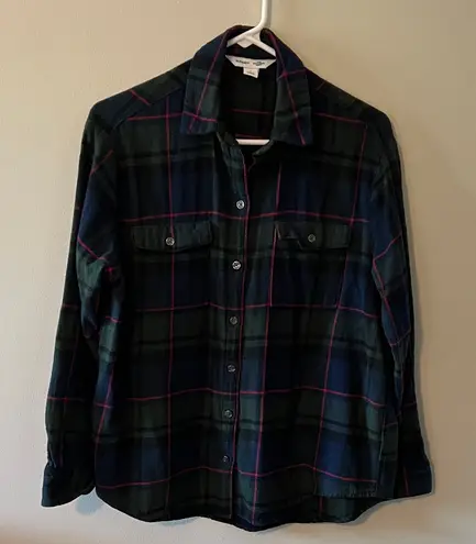 Old Navy  Tartan Plaid Shirt - Navy and Red thumbnail 1
