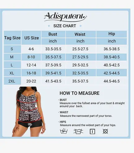 Adisputent Tankini Swimsuits for Women with Shorts Cross Push Tank Top Tummy Control Two Piece Swimwear High Waisted