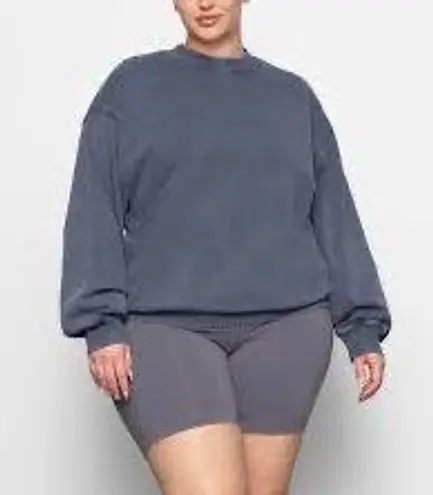 SKIMS Boyfriend Fleece Crewneck