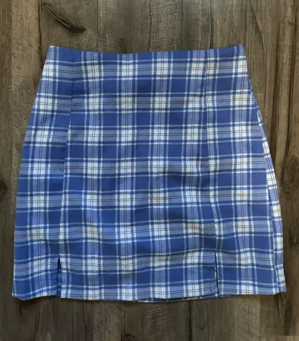 love on a hanger Mini Plaid Skirt