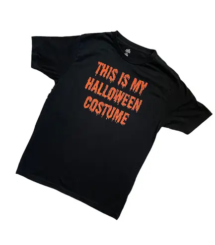 Funny This is my Halloween costume tee Black Size M