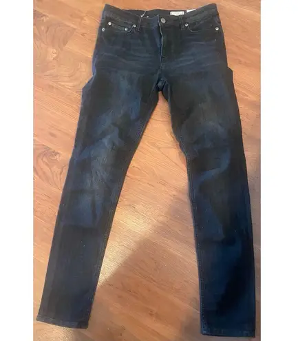 All Saints MAST low rise Skinny Fit Dk gray jeans, size 27, B80, $24