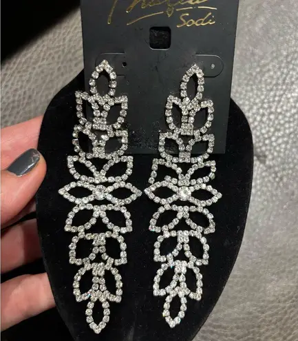 Thalia Sodi NWT Silver Statement Earrings