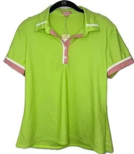 Kilo Tango Golf Polo In Lime UPF 50 Sz L Green Size L