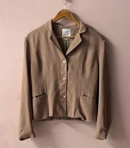 Vintage Mayson Tan Blazer Size L GUC Brown Size L