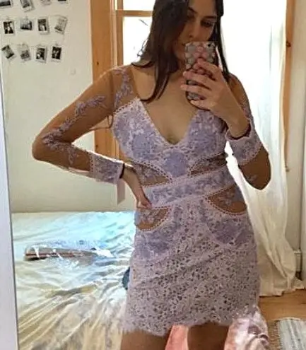 For Love Lemons Matador Tulle Dress in Lavender White 182 46 Off Retail From Clau