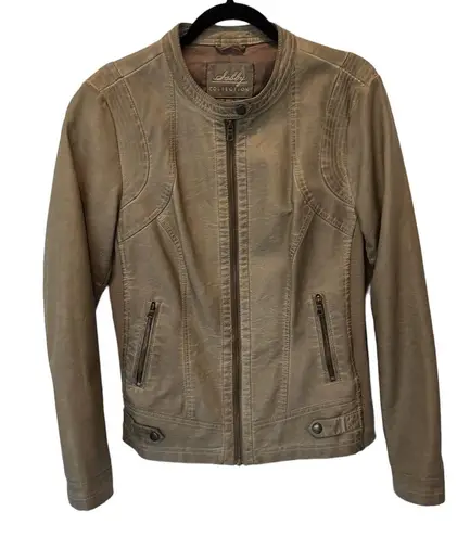 Sebby Collection Faux Leather Jacket