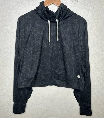 Vuori Halo Crop Funnel Neck grey large