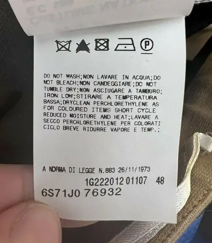 Costume National Jersey Colorblock Pant Size 44 IT / 8 US Black