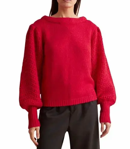 Merlette Somerset Puff Sleeve Sweater Size Small