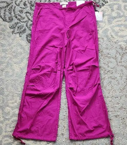Happily Grey The Parachute Pant Pink XS