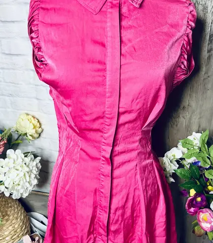 NEW Lantern Sleeve Mini Dress Pink