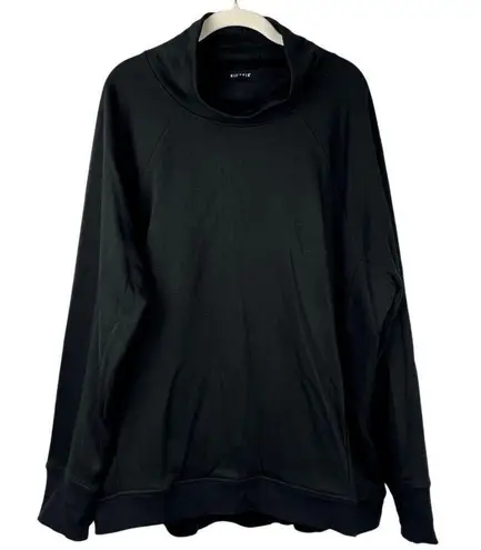 Kinesis Black Turtleneck Front Pocket Thumb Hole Wrist Soft Inside Lining 2X - Image 1