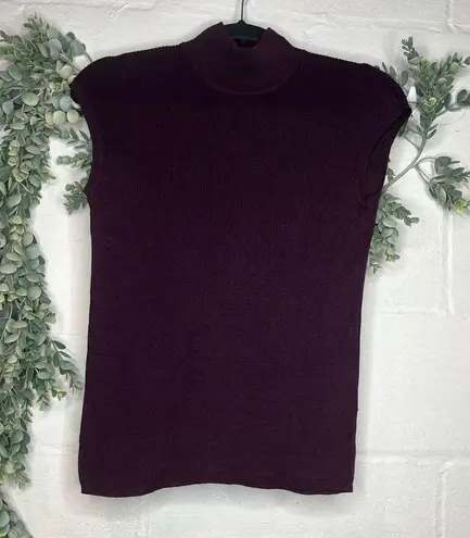 Coldwater Creek  | purple cowl neck silk blend tank top