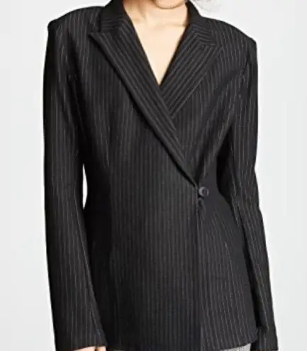 Bailey44 NWT Bailey 44 Striped Boyfriend Blazer XS Black Ponte Jackpot