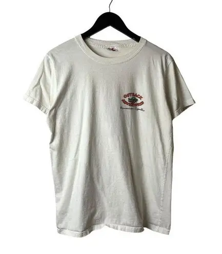Outback Adventures Dominican Republic T Shirt White Medium M Graphic Tee