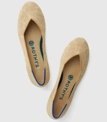 Rothy's Rothy’s Giraffe Round Toe Ballet Flat Sahara Gold 9.5