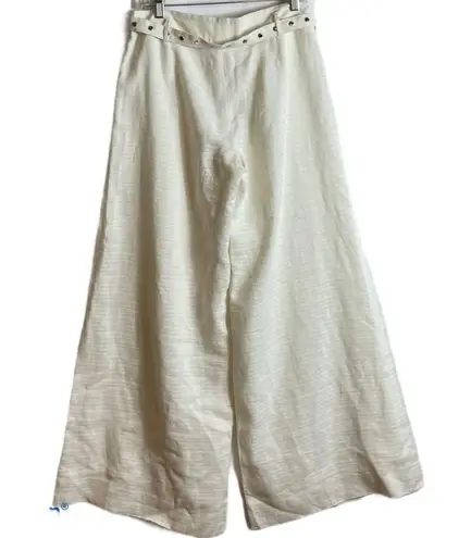 Tracy Reese Wide Leg Linen Pants Size 4