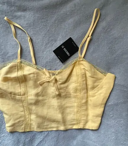 Forever 21 Yellow Top