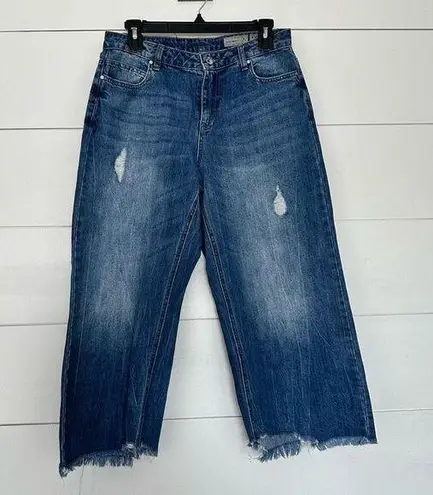 VERO MODA Women’s 30 Boxy Ankle Jeans Raw Hem