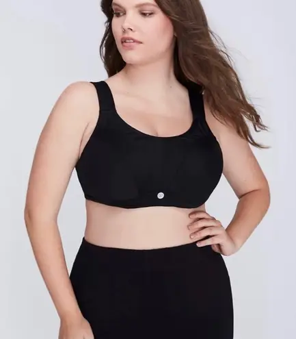 Lane Bryant Livi active Max support sports bra size 44DD Black