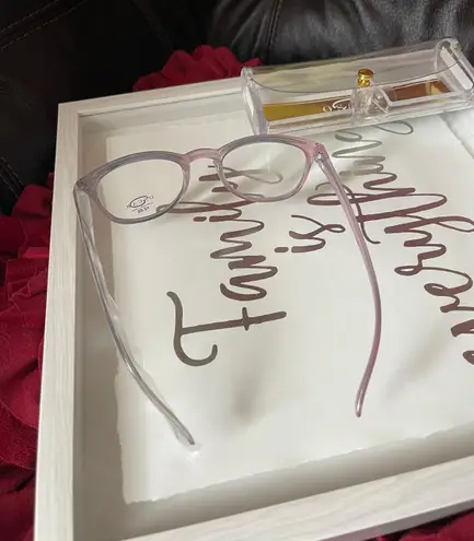 Oscar de la Renta O BY 50MM Oval Optical Glasses BLACK , 2.0 NWT in case