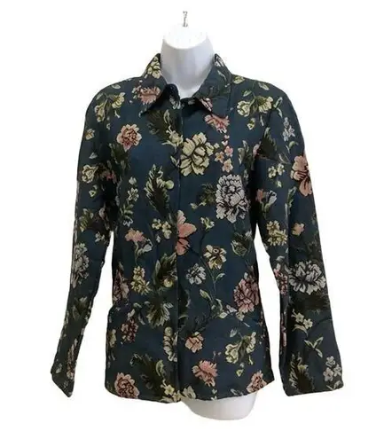 Lemon Grass Studio Vintage Floral Tapestry Jacket
