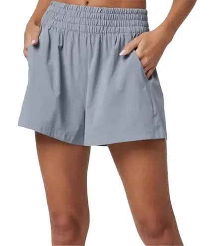 Vuori Villa Shorts 3" Running High Waist Relaxed Pull On Gym Athletic Gray Large - Image 1