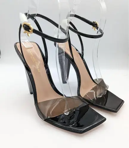 Gianvito Rossi  Odyssey Heel Squared Toe Sandal 37