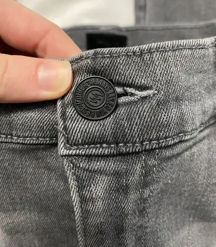 MOTHER Denim Mother Grey The Swooner Supermoon Stripe Jeans