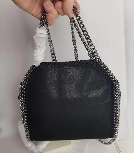 Stella McCartney Black Mini Falabella Shoulder Bag Tote