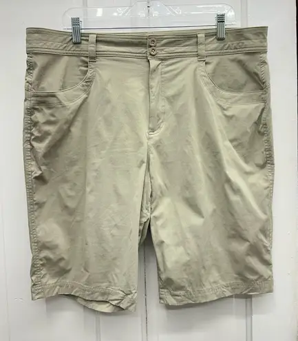 Eddie Bauer  outdoor adventure khaki hiking shorts women's 18.