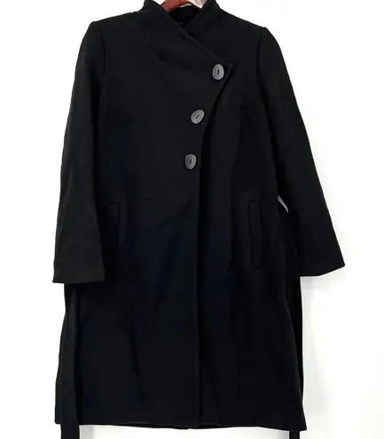 City Chic Refinity Coat Sophisticated in Black Size XXS/12 NWT