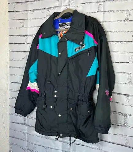 Spyder Women’s S Insulated Puffer Ski Snow Jacket Waterproof Thinsulate Black