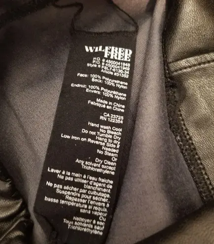 Wilfred {XS} Free Daria Vegan Leather High Waisted Skinny Pull On Pant