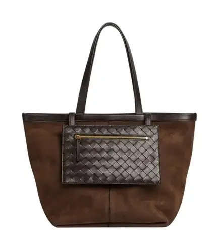 Bottega Veneta NWT Medium Flip Flap Tote in Fondant (Brown)