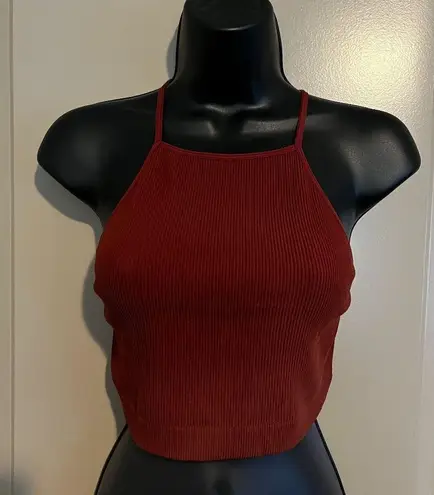 Zenana Outfitters Women's L/XL Red Bra Tank