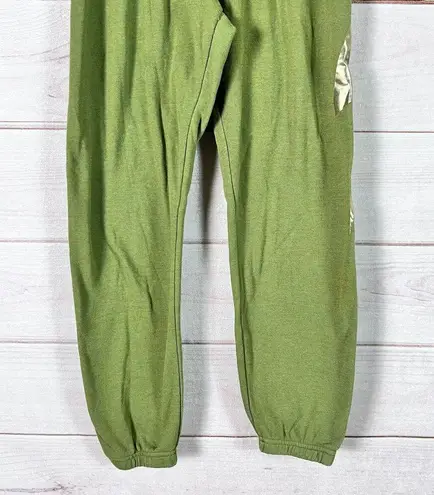 Aviator Nation  Womens Sweat Pants Sz S Green Pull On Training Workout Activewear