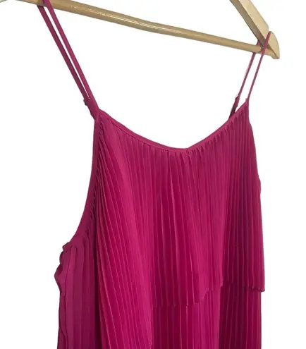 BCBGeneration  Pleated Popover Mini Dress in Pink Size S