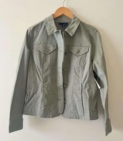 Charter Club Sage Green Utility Jacket