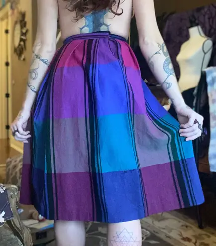 Retro Midi Skirt Unique Size 6