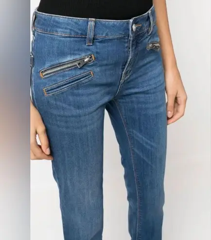 Zadig & Voltaire frayed-hem straight-leg jeans