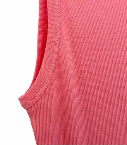 Splendid new  ✶ Classic Micro Modal Rib Tank ✶ Hot Coral Pink ✶ Size Large